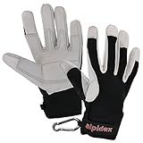 ALPIDEX Universal Allzweck Handschuhe aus Echtleder für Damen und Herren...