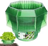 20 Stück Schneckenkragen, Schneckenschutzring - Schneckenschutzkragen,...