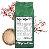 SaporePuro AGAR AGAR Pulver 1 kg – Natürliches Geliermittel GLUTENFREI –...