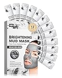 Gesichtsmasken-12Pcs Totes Meer Schlamm saubere Maske, Tragbare Reisegröße...