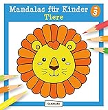 Mandalas für Kinder ab 3 - Tiere: Mandala-Malbuch mit einfachen Motiven und...