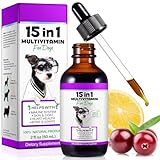 15-in-1-Multivitamintropfen für Hunde, Vitamine und Nahrungsergänzungsmittel...