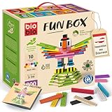 bioblo Nachhaltige Holzklötze Fun Box Multi Mix 200 Stück | 100% frei von...