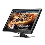 podofo 10,1 Zoll Monitor Tragbarer Mini Monitor 1080P LCD PC Bildschirm mit...