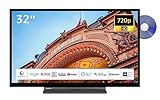 Toshiba 32WD3C63DAW 32 Zoll Fernseher/Smart TV (HD Ready, HDR, Triple-Tuner,...