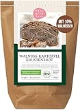 Bio Walnuss Kartoffel Krustenbrot Backmischung - Brotbackmischung Walnussbrot...