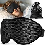Umisleep 100 % lichtdichte atmungsaktive Schlafmaske für Herren & Frauen –...