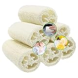 6 Stücke Luffa Schwamm, Natürliche Luffa Gurke Schwamm Entfernen Dead Skin zur...