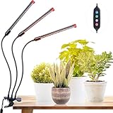 FRGROW Pflanzenlampe LED 27W, Vollspektrum Pflanzenlicht für Zimmerpflanzen,...