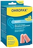 OHROPAX Soft Ohrstöpsel Vorteilspackung – IN-Ohr-Stöpsel aus weichem...