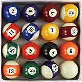 SusggO Professionelle Billardkugel-Box, Standardgröße, komplettes Set mit...