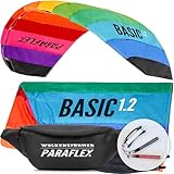Wolkenstürmer Paraflex Basic Lenkmatte 1.2 (Rainbow) - Regenbogen Kite für...