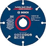 Bosch 1x EXPERT Carbide Multi Wheel Trennscheiben für kleine Winkelschleifer...