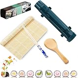 Sushi Maker Roller,Sushi Set zum Selber Machen,6-teiliges Sushi Bazooka...