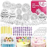 Fondant Ausstechformen Set, Buluri Backen Fondant Set DIY 84 Fondant Ausstecher...