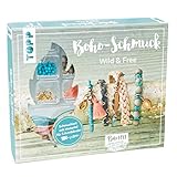 Boho-Schmuckset Wild & Free (Türkis/ Lachs): Anleitung und Material für 5...