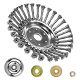 Unkrautbürste Freischneider, Wildkrautbürste für Motorsense, 8' Profi...
