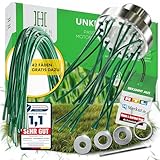 Heckenpracht® Profi Nylon Unkrautbürste für Freischneider | inkl. 42x PA 66...