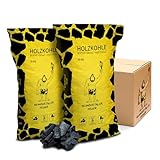 Neandertaler Feuer Holzkohle Grillkohle Buche - 10kg 20kg 30kg Charcoal BBQ...
