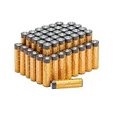 Amazon Basics AA-Alkali-Hochleistungsbatterien, 1,5 V, 10 Jahre lagerfähig, 48...