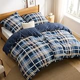 BEDSURE Bettwäsche 135x200 4teilig Baumwolle - Bettwäsche-Sets 2er Set...