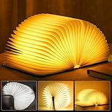 Asfrode LED Buch Licht, Faltbare Buchlampe Stimmungsbeleuchtung LED Lampe USB...
