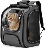 pecute Katzenrucksack Bubble Haustier Rucksack mit Netzfenster, Tragbare und...