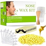 Nose Wax Kits Nasenwachs Set für Männer und Frauen, Nasenhaarentfernungswachs...