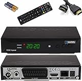 Anadol 555c - Hybrid DVB-T2 / DVB-C HDTV Kabel Receiver - PVR Aufnahmefunktion...