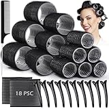 GeeRic selbsthaftende Lockenwickler,33 Stücke Lockenwickler Set Haftwickler in...