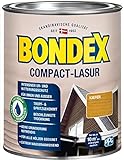 Bondex Compact Lasur KIEFER 0,75 L für 9,75 m² | Wasserbasierte Holzlasur |...