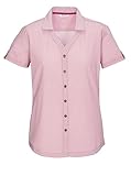 killtec Damen Funktionsbluse Kurzarm/Bluse KOS 46 WMN WVN SHRT, Beaujolais, 46,...
