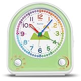 Eachui Analog Wecker für Kinder mit Schlummerfunktion, Nachtlicht,...