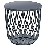 Gartenkorbständer - dekorativer Beistelltisch UNIQUBO 55L, Abmessungen (mm)...
