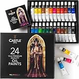Castle Art Supplies 24 x 12ml Ölfarben-Set | Günstiges Set für Anfänger und...