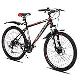 Hiland 27,5 Zoll Mountainbike MTB 17 Zoll Aluminiumrahmen Scheibenbremse...