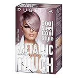 Rubélia Metallic Touch permanente Haarfarbe - Pink Grau Metallic, 1er Pack -...
