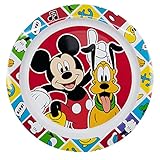 KINDERTELLER AUS BPA-FREIEM KUNSTSTOFF. MIKROWELLENSICHER | MICKEY MOUSE BETTER...