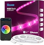 Govee LED Strip 30m, Bluetooth RGB LED Streifen mit App-Steuerung, Farbwechsel,...