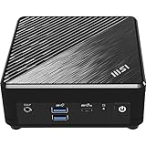 MSI Cubi N ADL S-079DE Mini-PC, Intel N100 Prozessor, 4GB DDR4, 128GB M.2 SSD,...