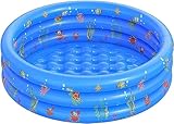 LATERN Planschbecken für Kinder, 100CM x 40CM Aufblasbar Baby Schwimmbad 3...