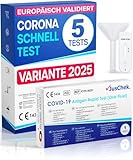 Adeste – 5 x 1er Corona Schnelltest für Zuhause COVID 19 Antigen Rapid Test...