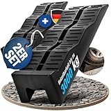 NTG Auffahrkeile für Wohnmobil (2er Set) – 3-stufige Nivellierung bis 3000 kg...