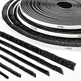 STEIGNER 5m Bürstendichtung selbstklebend SCHWARZ, Dichtungsbürste...