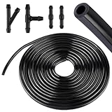 GHVACZS 5m Gummischlauch, Innendurchmesser 3mm Unterdruckschlauch, Gummischlauch...
