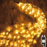 Dekofun Lichterschweif 2M 400 LED Lichterbündel mit Stecker, Timer,...