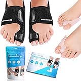 Sports Laboratory Hallux Valgus Korrektur Set für Tag & Nacht, Ballenzeh - 2 x...