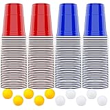 AOLUXLM [100+10] Beerpong Partybecher Beer Pong Becher 480ml /16OZ Bier Pong...