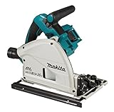 Makita DSP601ZJU Akku-Tauchsäge 56mm 2x18 V mit Bluetooth (ohne Akku, ohne...