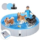 Hundepool Schwimmbecken Ø 160cm für Hunde Kinder Planschbecken oder Anderer...